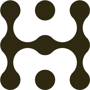 Minimalist black icon with black symbol for HIPSTER