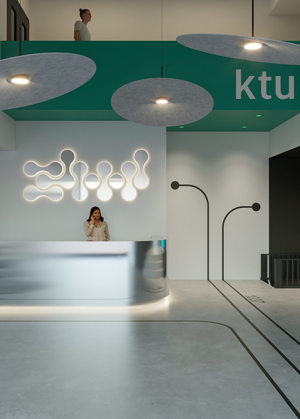 visualization of the center foyer vertical