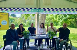 Discussion on quantum technologies at the Būtent! festival